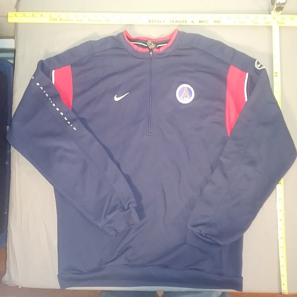 NIKE PULL OVER POLO 1970 PARIS SAINT GERMAIN #1 - Picture 5 of 6